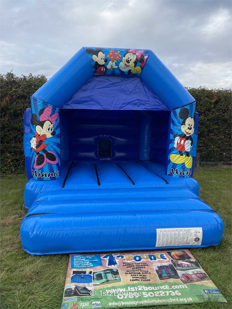Mickey And Minnie Disco Ready Bouncy Castle Bouncy Castle Hire